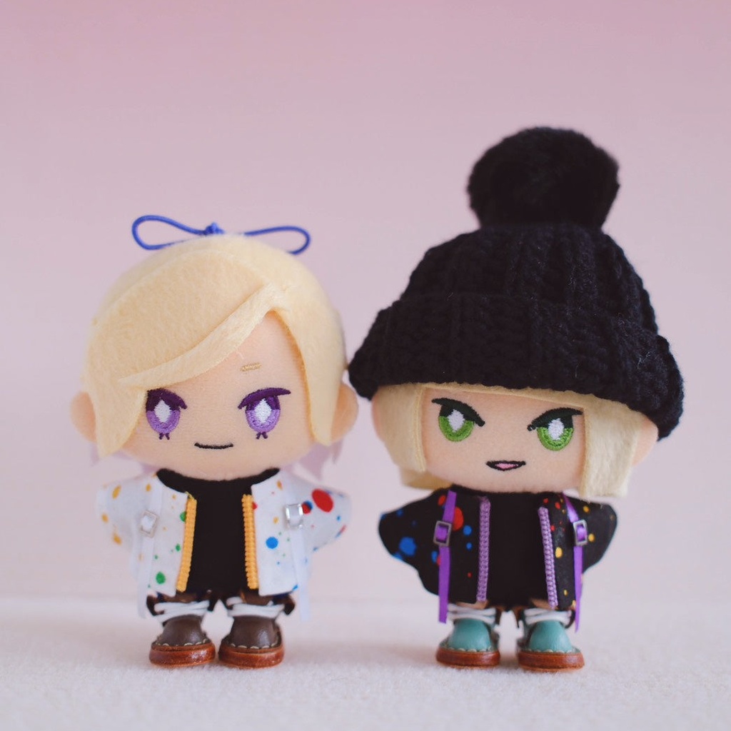 10cm ぬい服 ジッパージャケット