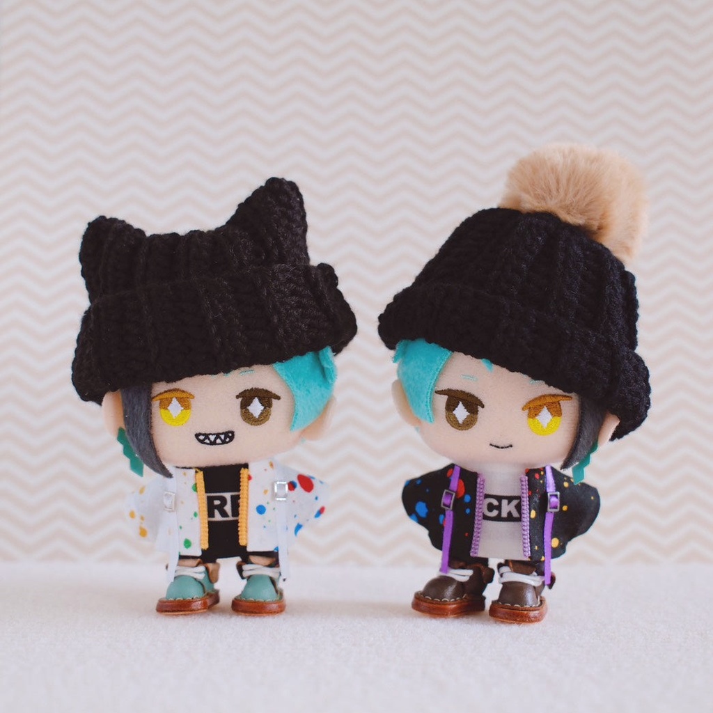 10cm ぬい服 ジッパージャケット