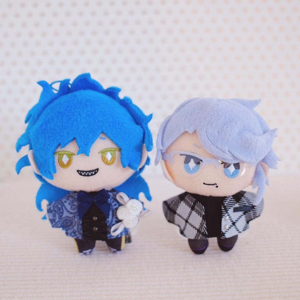 【10cm-12cmぬい】チェック柄エレガントコート(全2色)