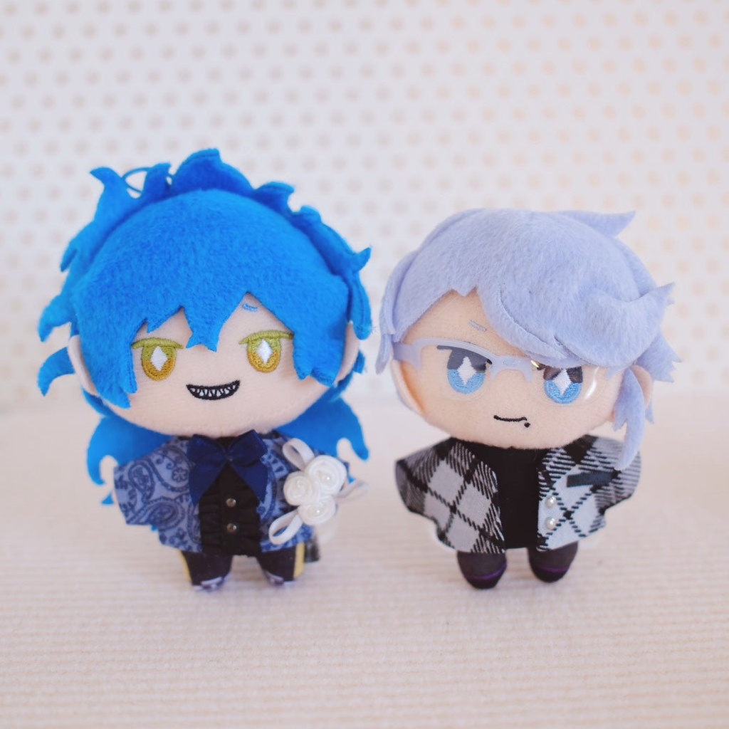 【10cmぬい/12cmぬい】チャーム付きペイズリー柄フリルシャツ(全4種)