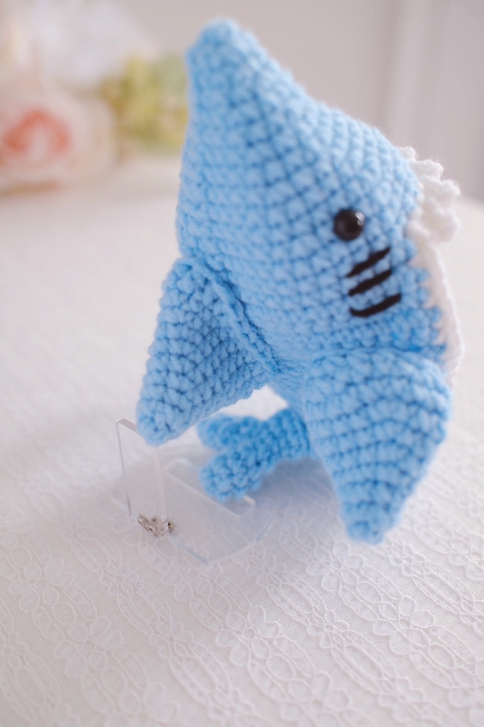 サメの着ぐるみ(きらどる・ちびぐるみ・10cmぬいサイズ)