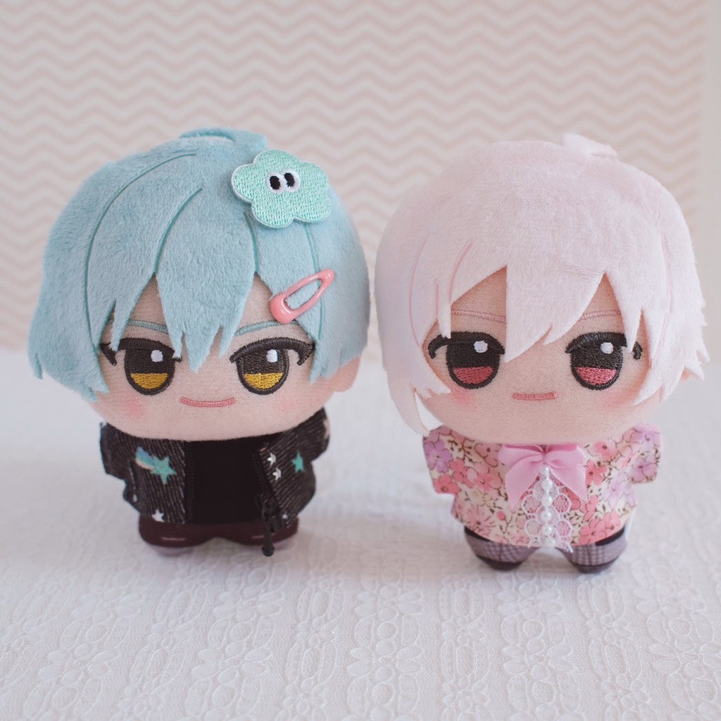 【10cm-12cmぬい】花柄シャツ ぬいぐるみ用