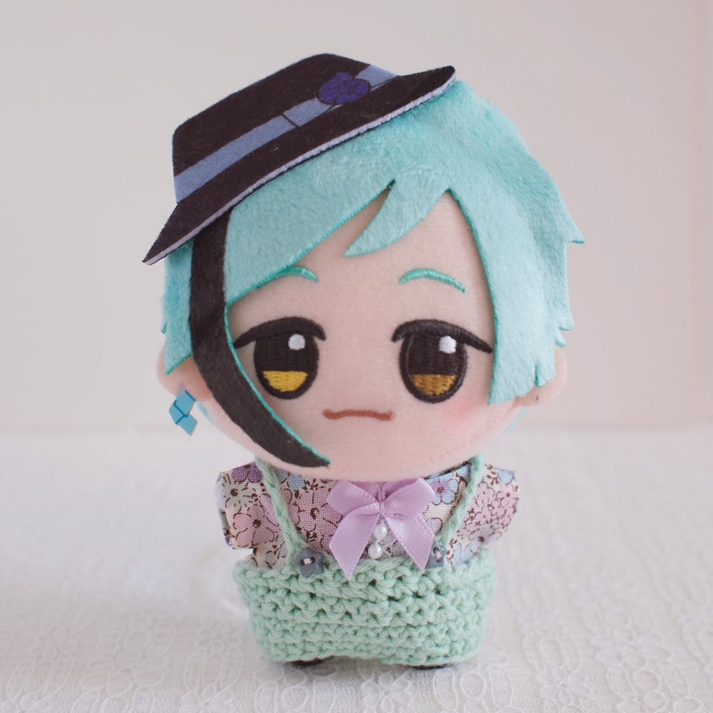 【10cm-12cmぬい】花柄シャツ ぬいぐるみ用