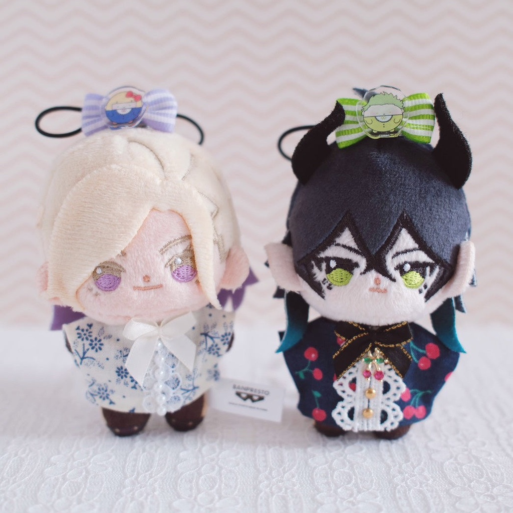 【10cm-15cmぬい】チェリーサンデーシャツ ぬいぐるみ用