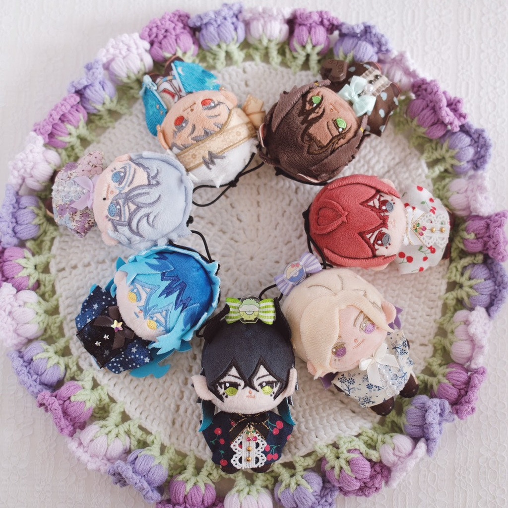 【10cm-15cmぬい】チェリーサンデーシャツ ぬいぐるみ用