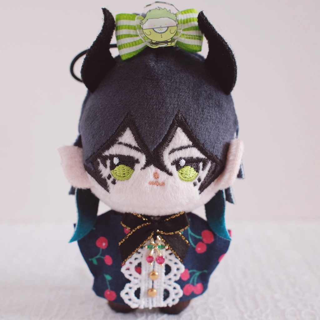 【10cm-15cmぬい】チェリーサンデーシャツ ぬいぐるみ用