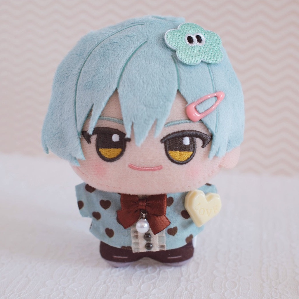 【10cm-15cmぬい】チョコミントサンデーシャツ ぬいぐるみ用