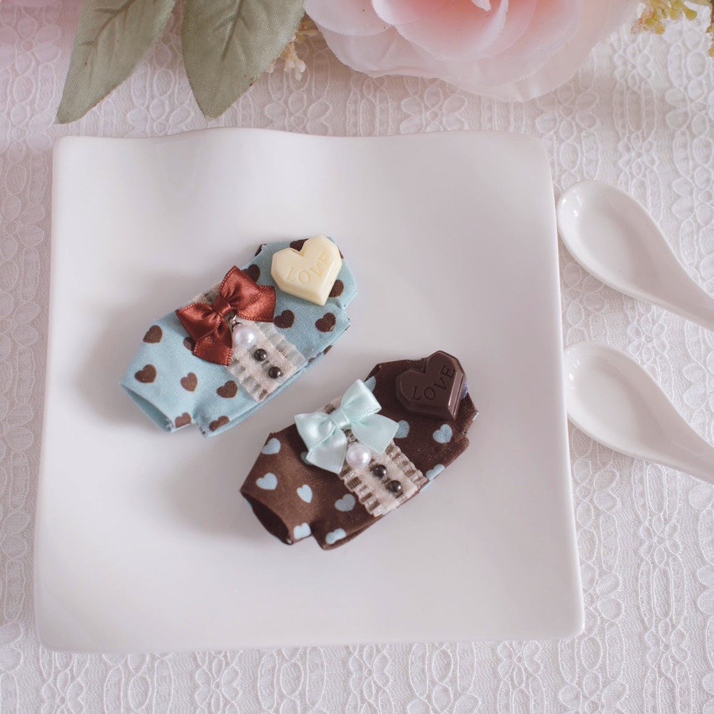 【10cm-15cmぬい】チョコミントサンデーシャツ ぬいぐるみ用