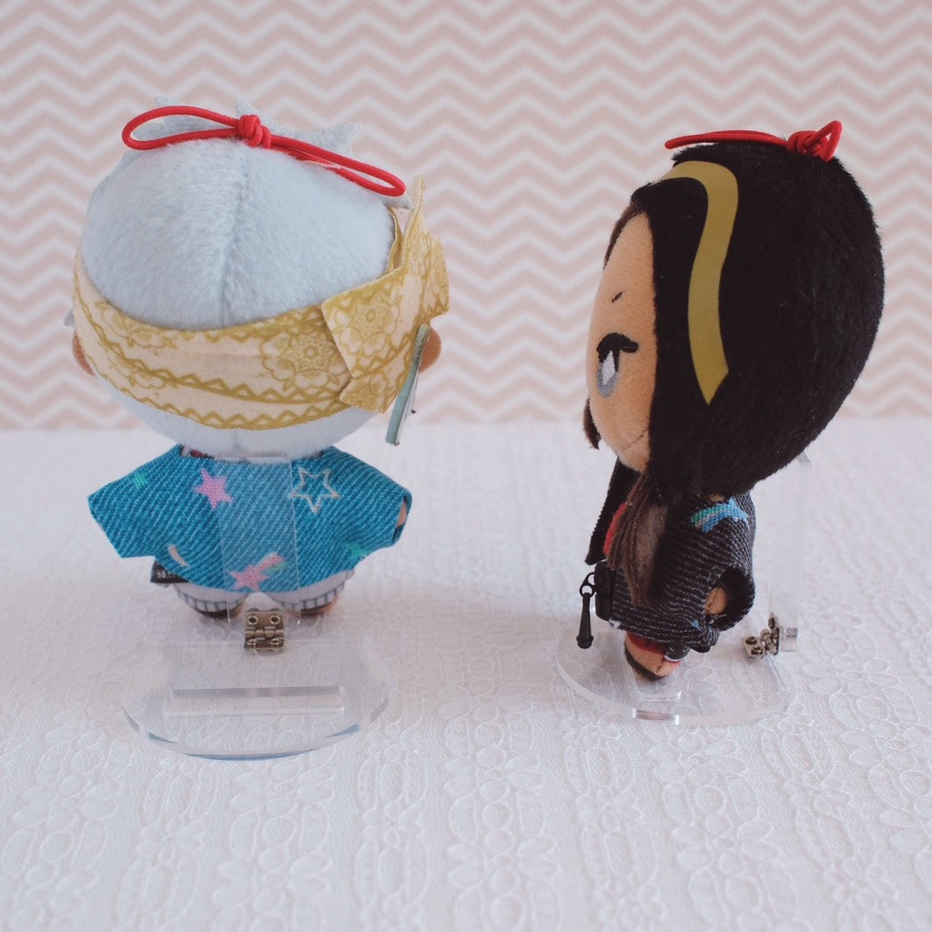 【10cm-12cmぬい】スターデニムジャケット 3点セット ぬいぐるみ用