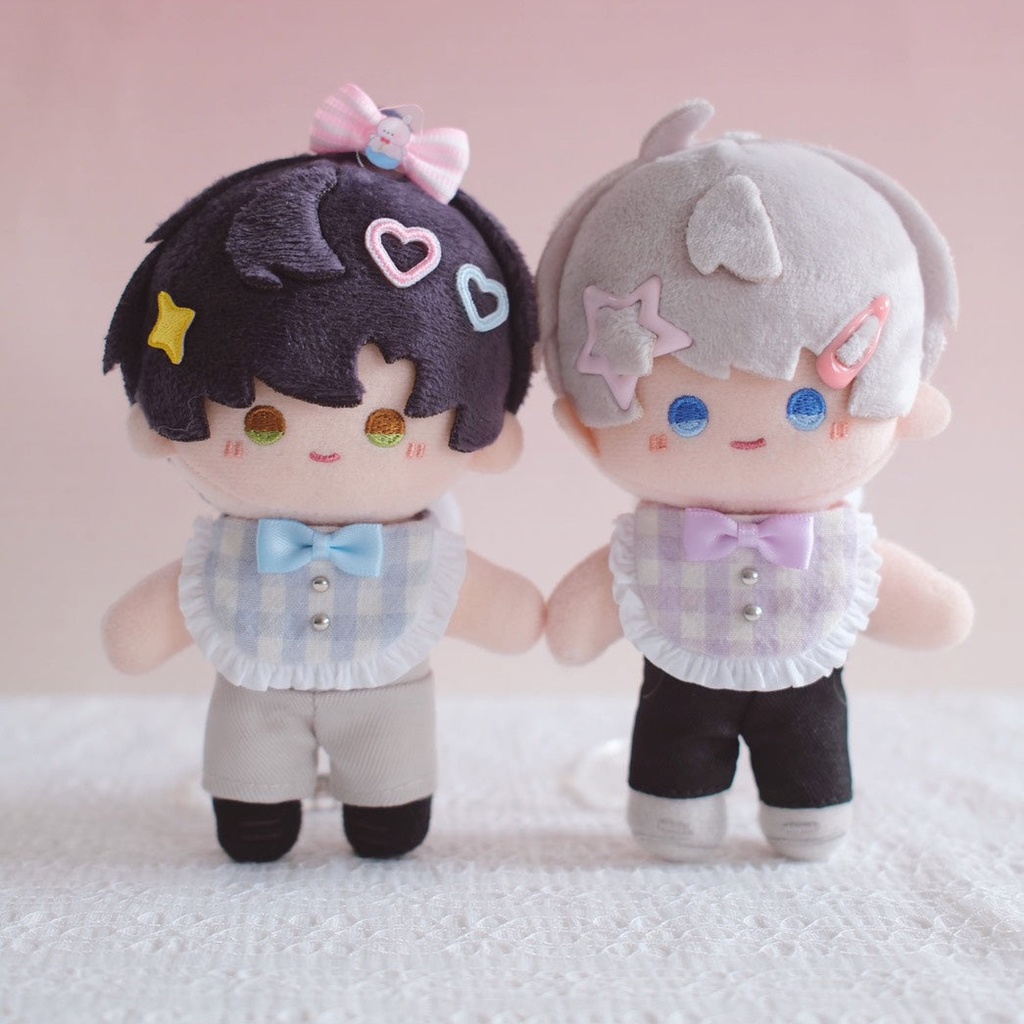 【10cm-15cmぬい】ミニチュアスタイ / ぬいぐるみ用よだれかけ (全5色 / 3サイズ)