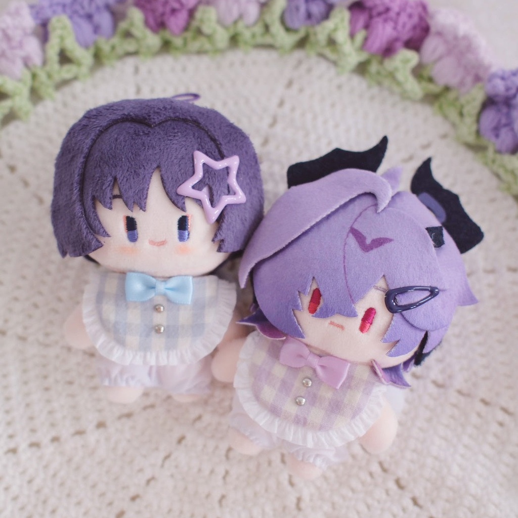 【10cm-15cmぬい】ミニチュアスタイ / ぬいぐるみ用よだれかけ (全5色 / 3サイズ)