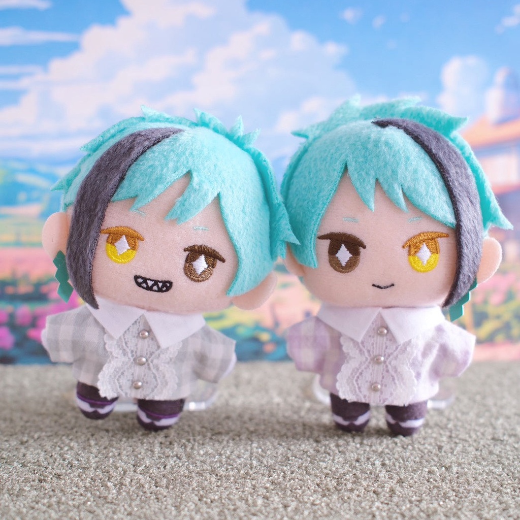 【10cm-12cmぬい】チェック柄シャツ / ぬいぐるみ用シャツ