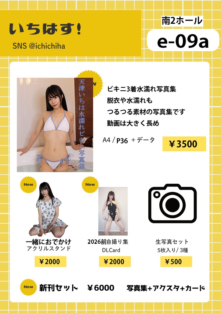 C108新刊セット(紙写真集+DLCard+アクスタ) - ichichihaec - BOOTH
