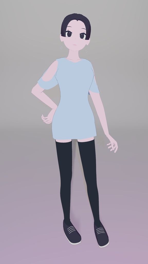 【無料】オリジナル3Dモデル「Nire」