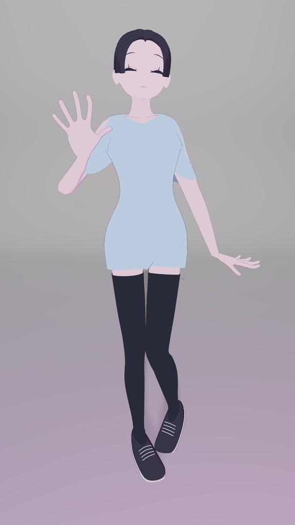 【無料】オリジナル3Dモデル「Nire」