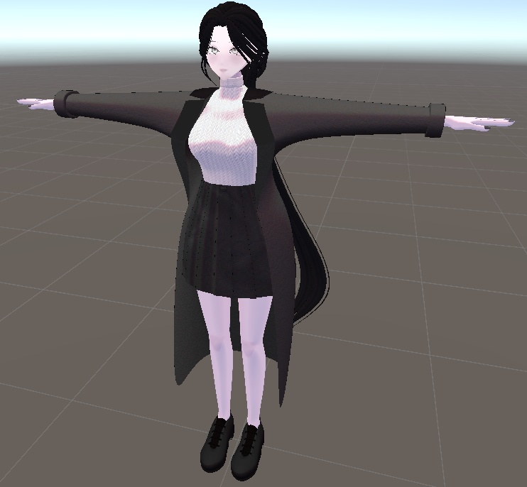 【無料】オリジナル3Dモデル「Lan」