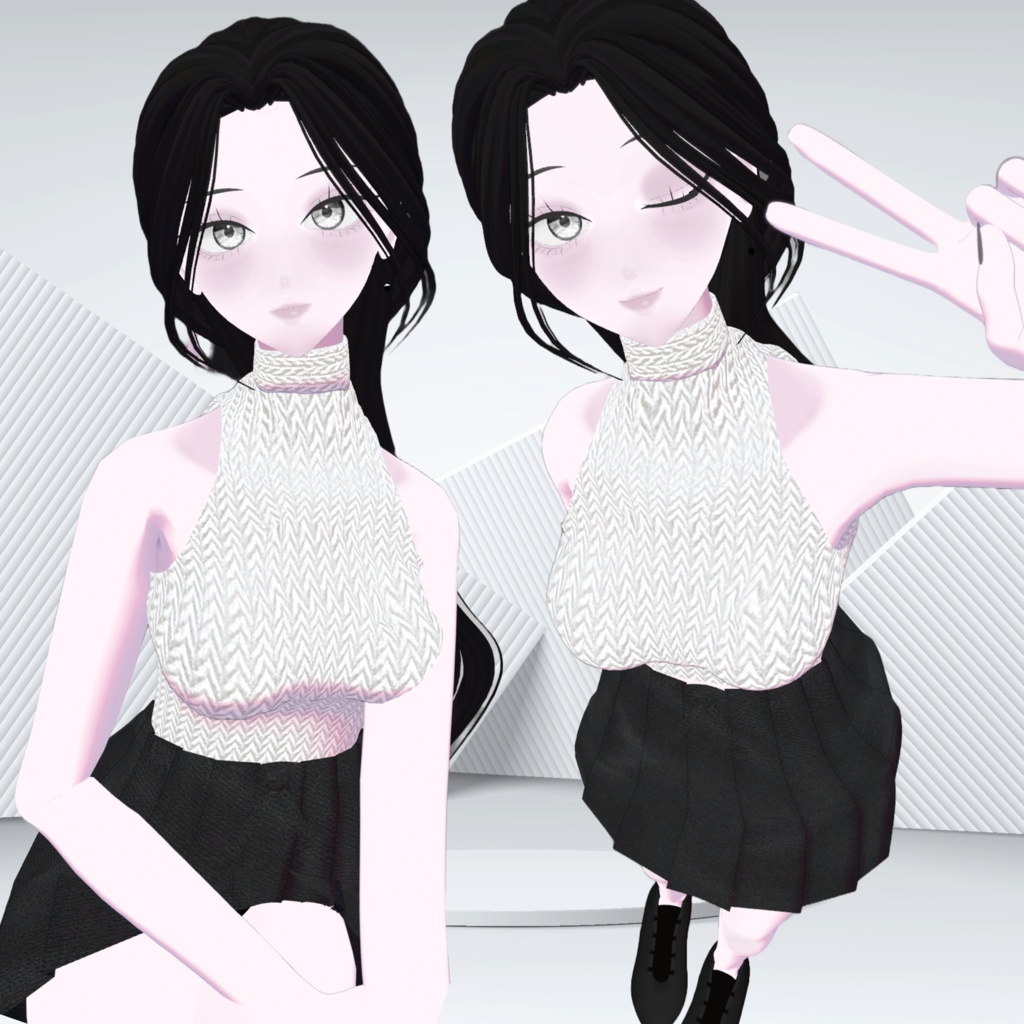 【無料】オリジナル3Dモデル「Lan」