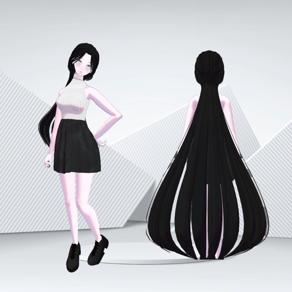 【無料】オリジナル3Dモデル「Lan」