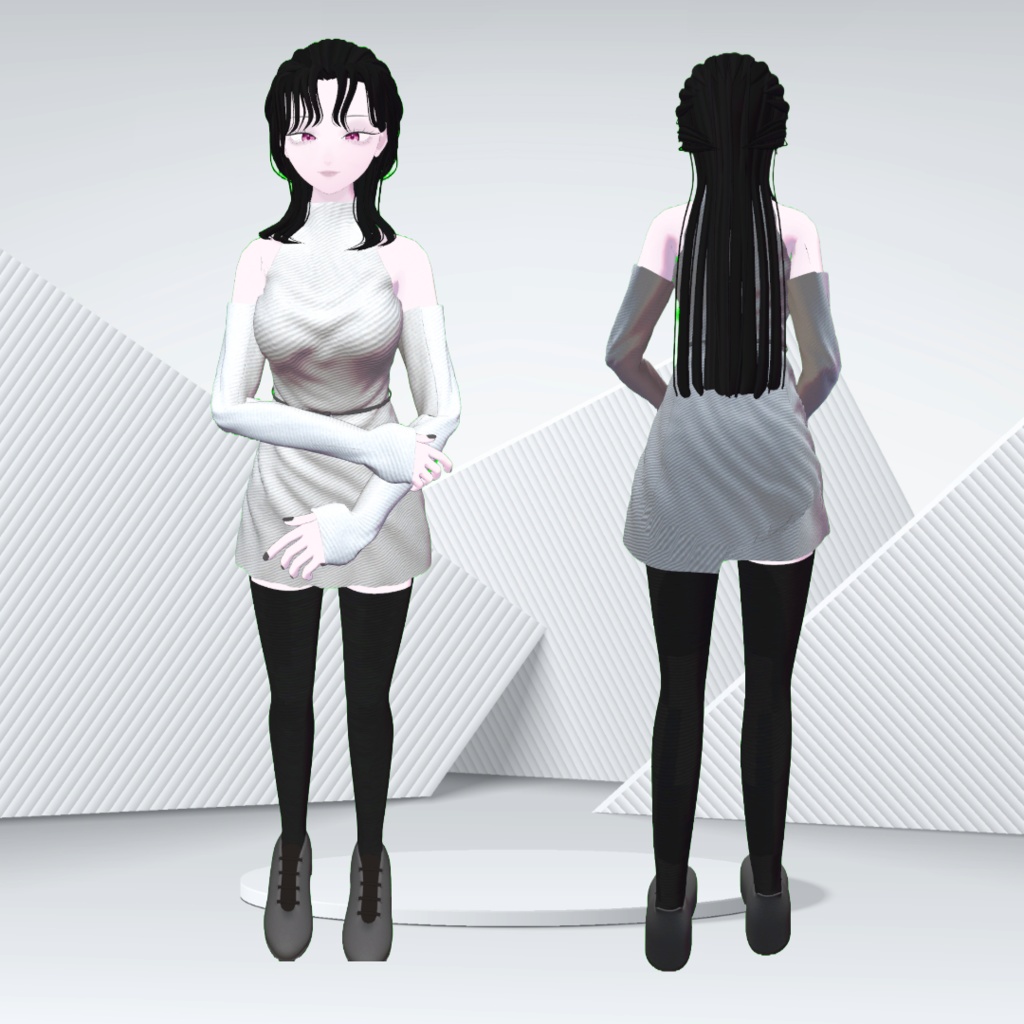 【無料】オリジナル3Dモデル「細目のMekuさん」