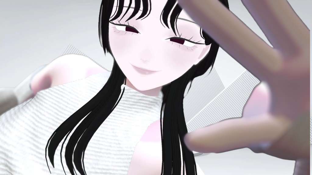 【無料】オリジナル3Dモデル「細目のMekuさん」