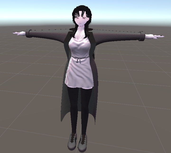 【無料】オリジナル3Dモデル「細目のMekuさん」