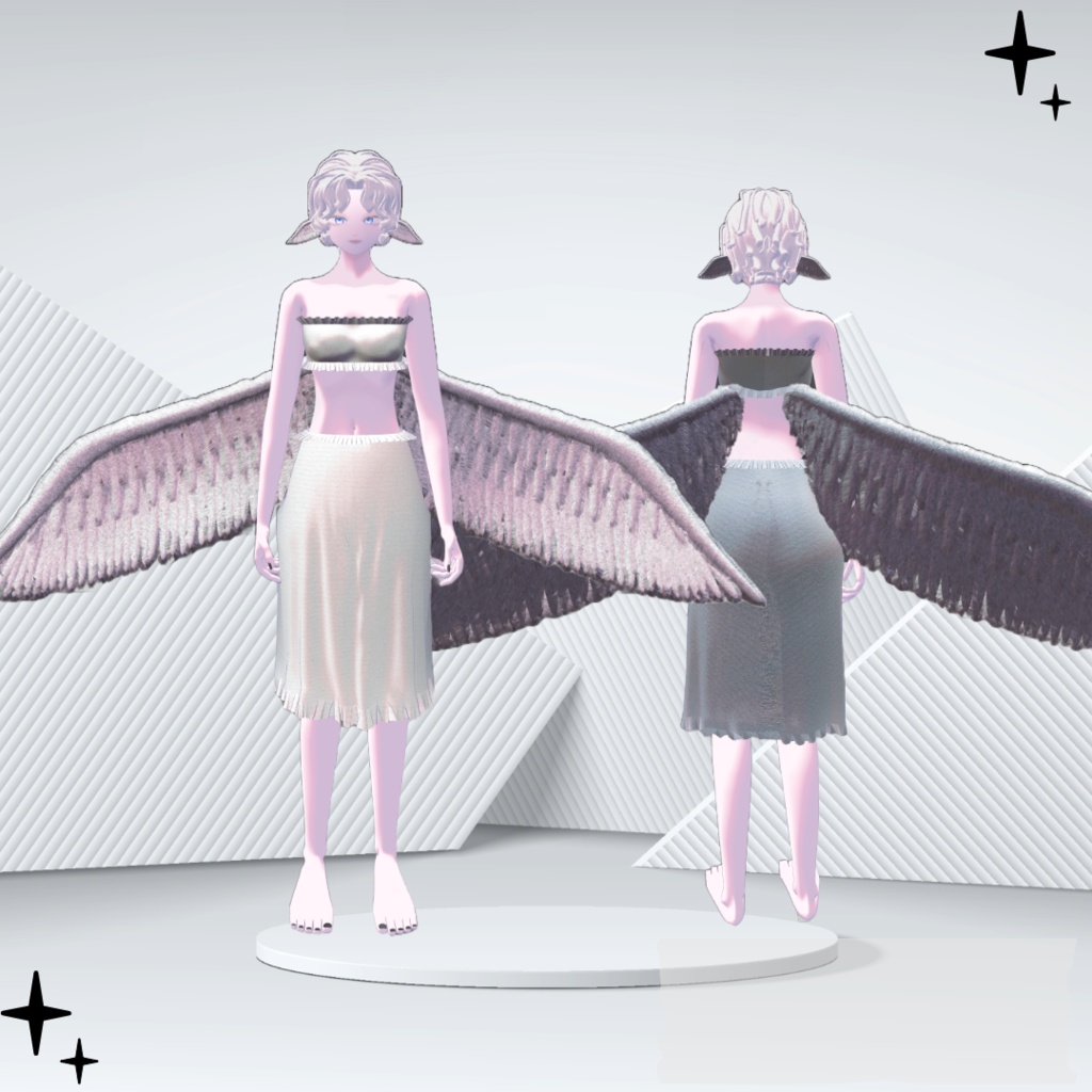 オリジナル3Dモデル「天使のNoel」