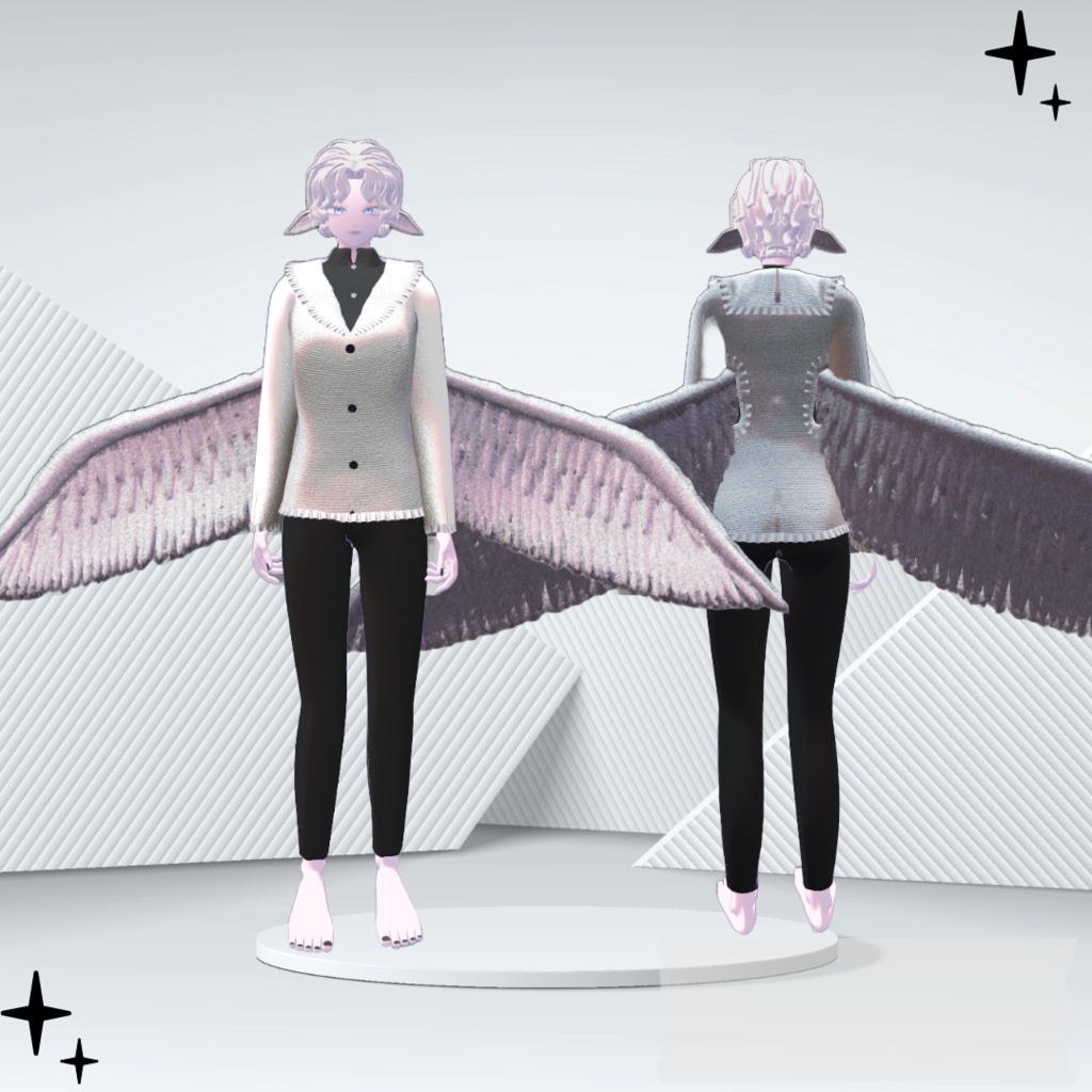 オリジナル3Dモデル「天使のNoel」