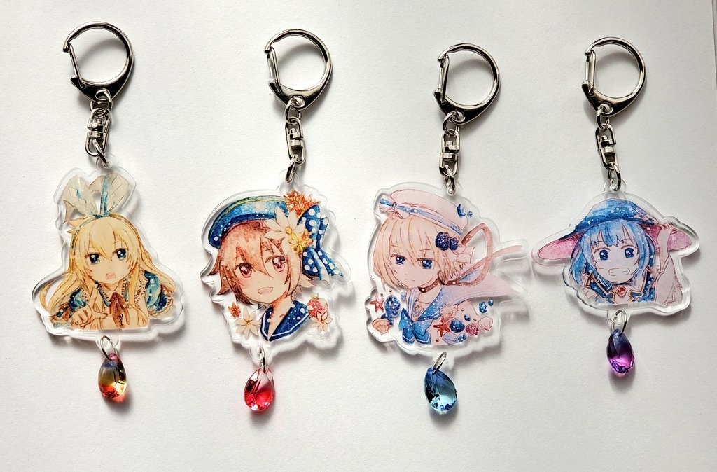 グリムノーツ ジャンヌ 学園 のアクリルキーホルダー 壱空屋 Booth