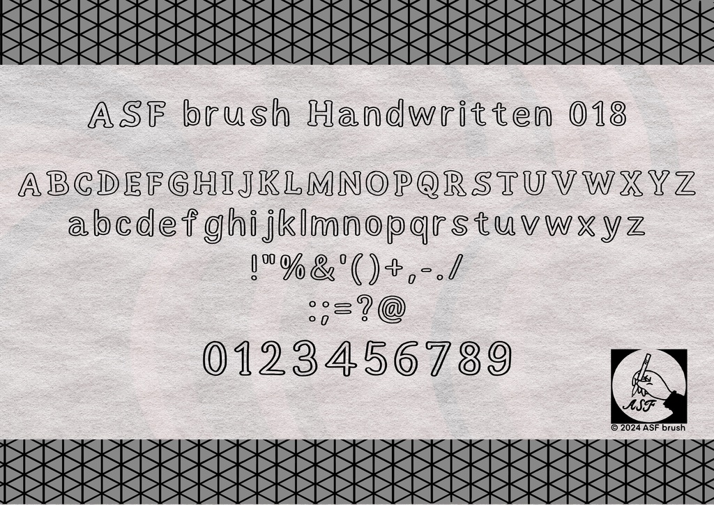 ASF brush Handwritten Font 018