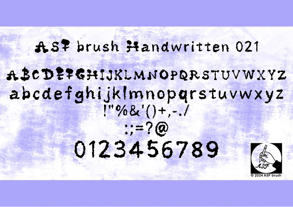 ASF brush Handwritten Font 021