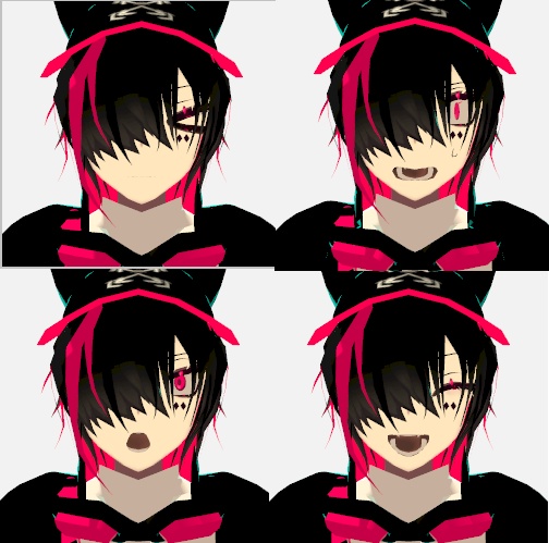 【VRC想定アバター】カミヲ