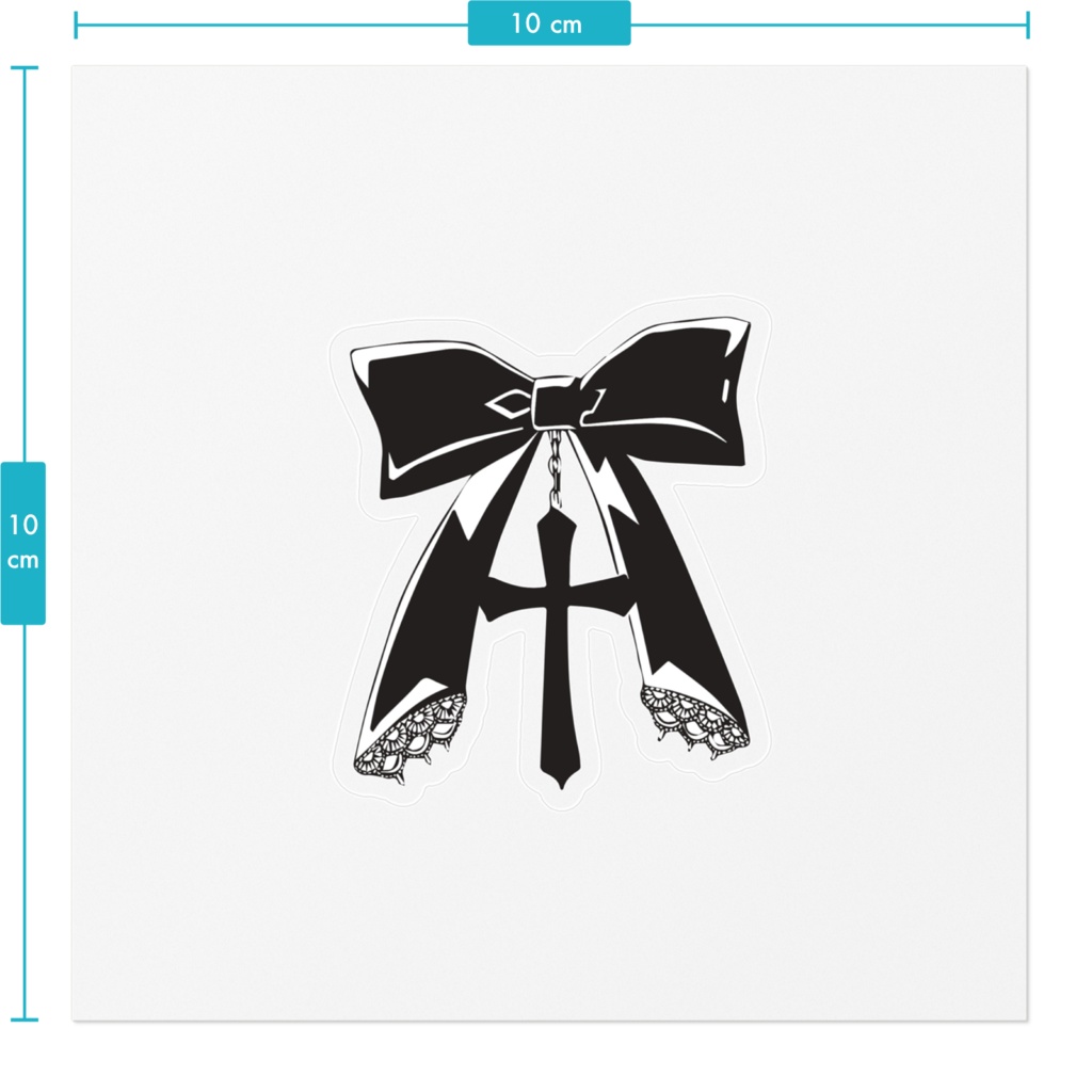 リボンステッカー小