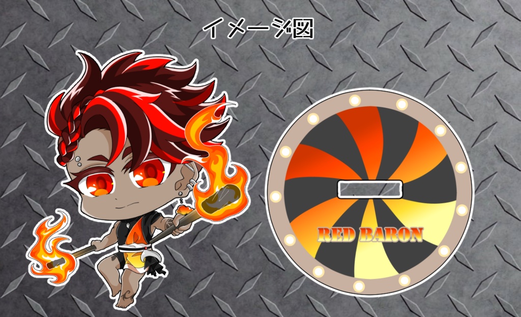 コラボカフェ風アクリルスタンド　第三弾　レッドバロン