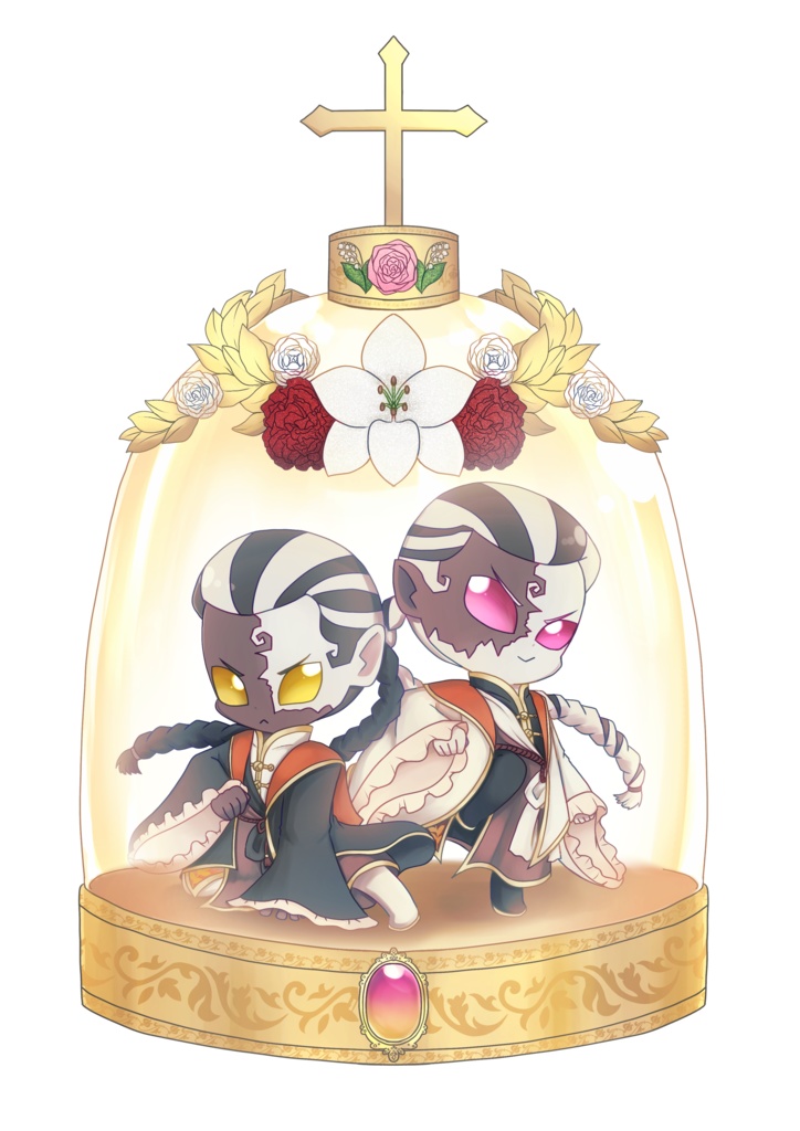 ファンタジー無常アクリルスタンドキーホルダー