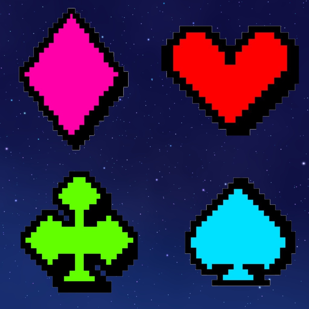 8bitトランプタトゥー