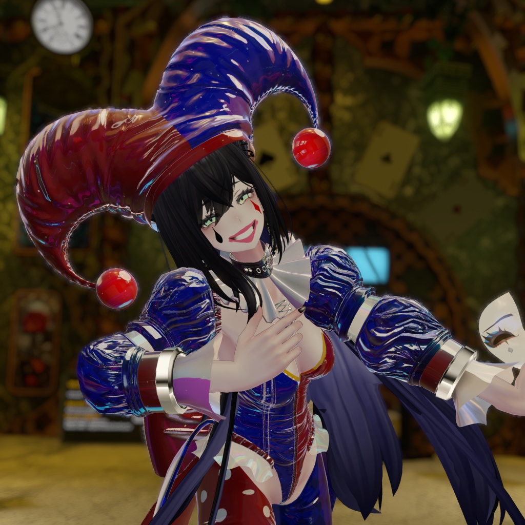 ピエロメイク&アイテクスチャ