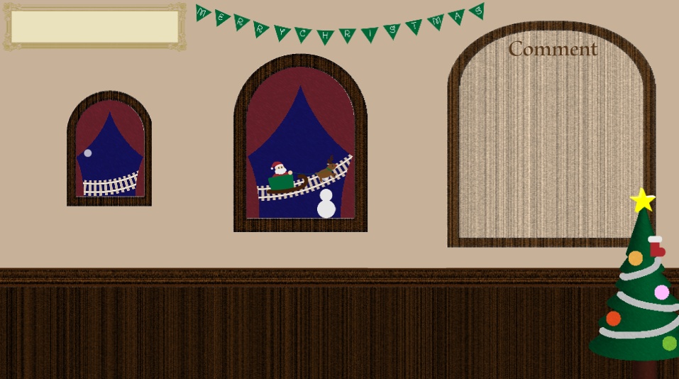 【無料アリ】動く配信画面(クリスマス風)