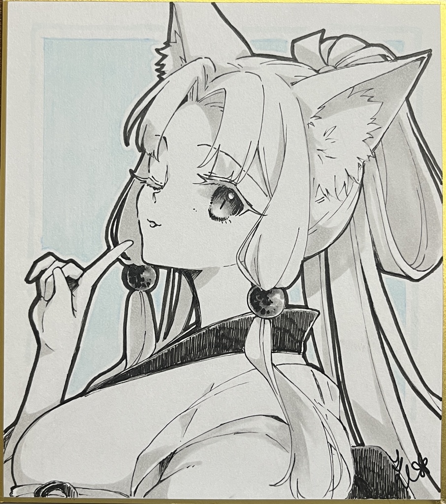 ミニ色紙 東北イタコ 20241208