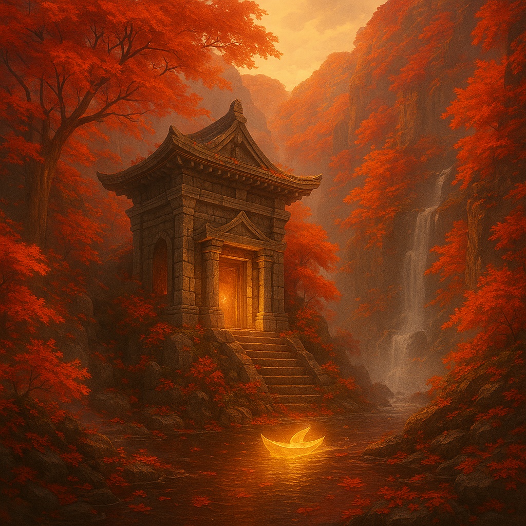 【背景画像/商用OK】紅幻渓谷-ファンタジー素材セット(5枚セット)