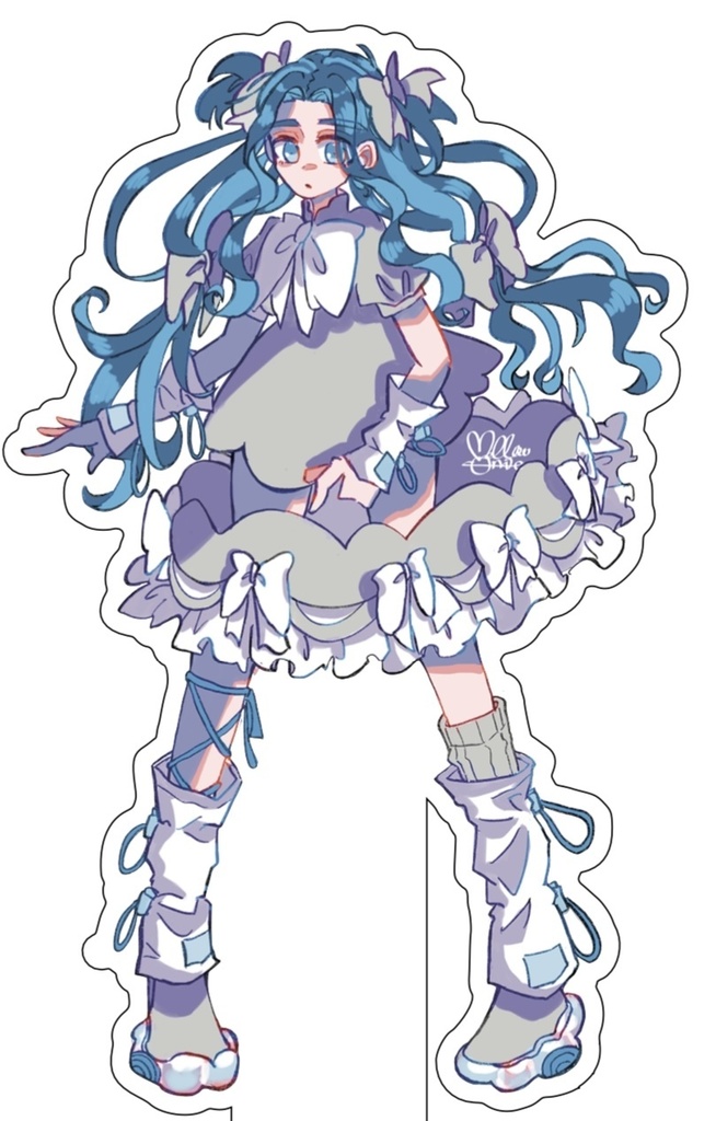 【受注生産】緋否アクリルフィギュア(クリア素材/Lサイズ)