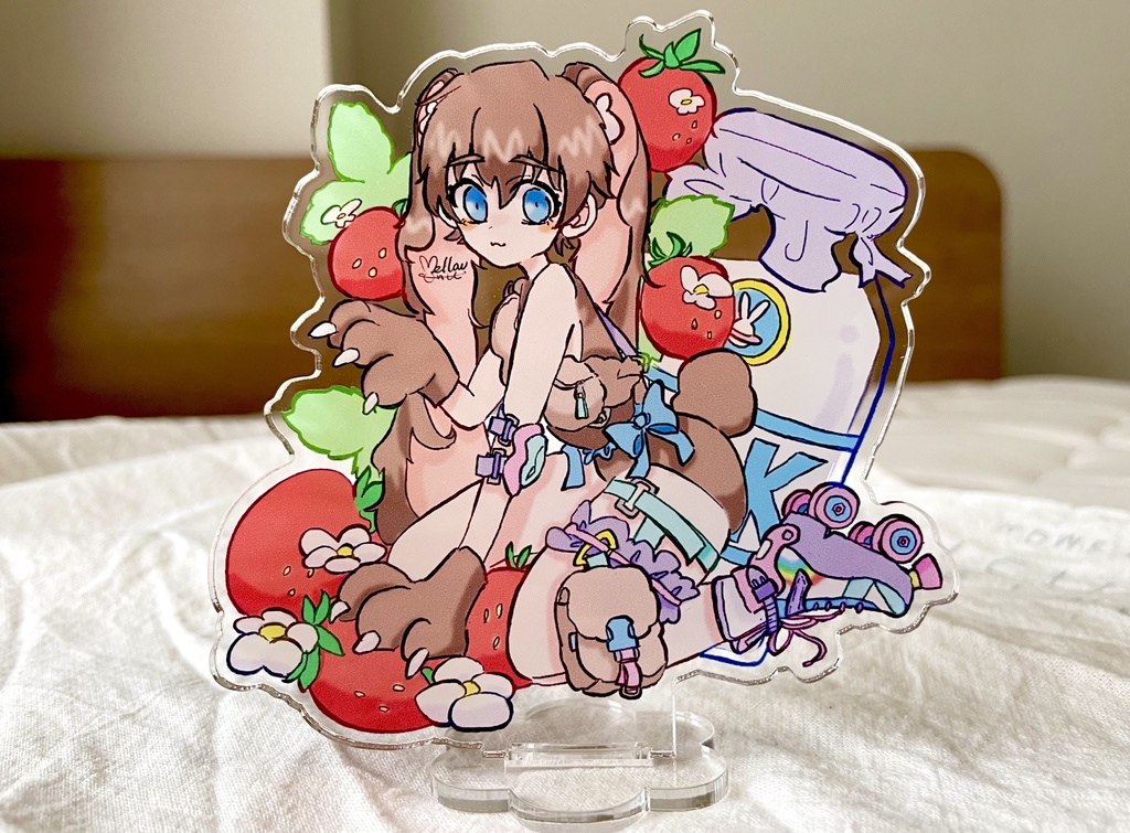 【受注生産】ニー・ブラウン アクリルフィギュア(クリア素材)