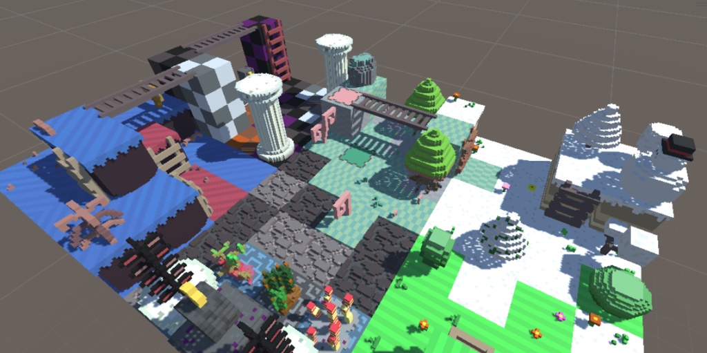 【Unity用】ボクセル20x20x20パックVol1(ボクセルモデル68個)