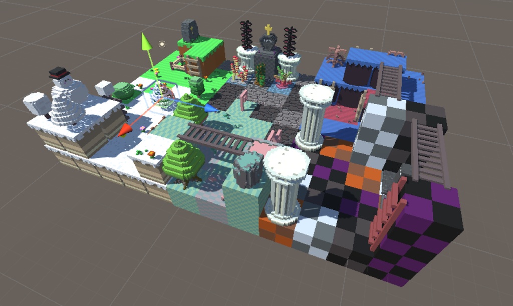 【Unity用】20x20ボクセルモデル68個(voxel20_vol1)