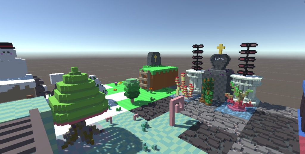 【Unity用】ボクセル20x20x20パックVol1(ボクセルモデル68個)