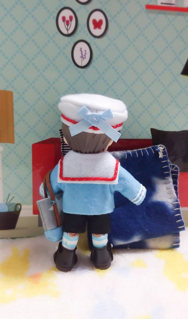 ホワイトベレーのマリンジャケットセット オビツ11ボディ オビツろいどに