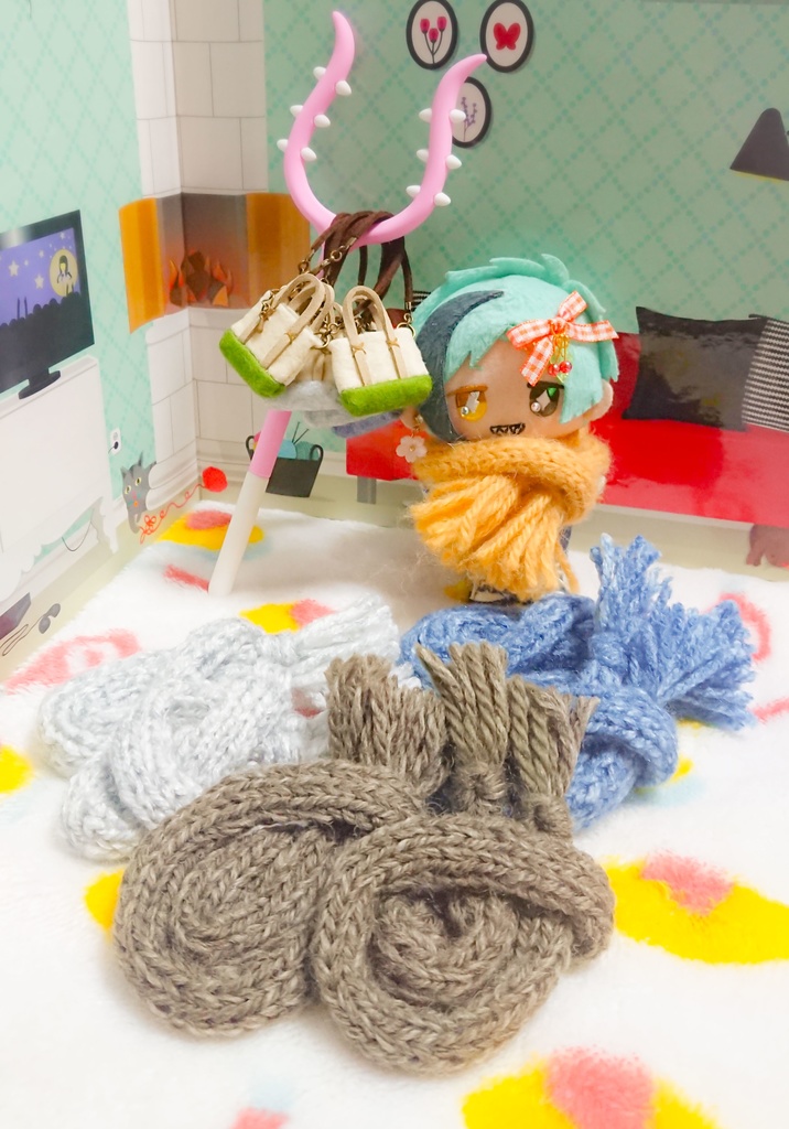 3月7日(金)21時~ フロぬいしょぉてんの600円セット【めんずらいくもひもひよォ✨】3種 10cmぬいちゃん等に