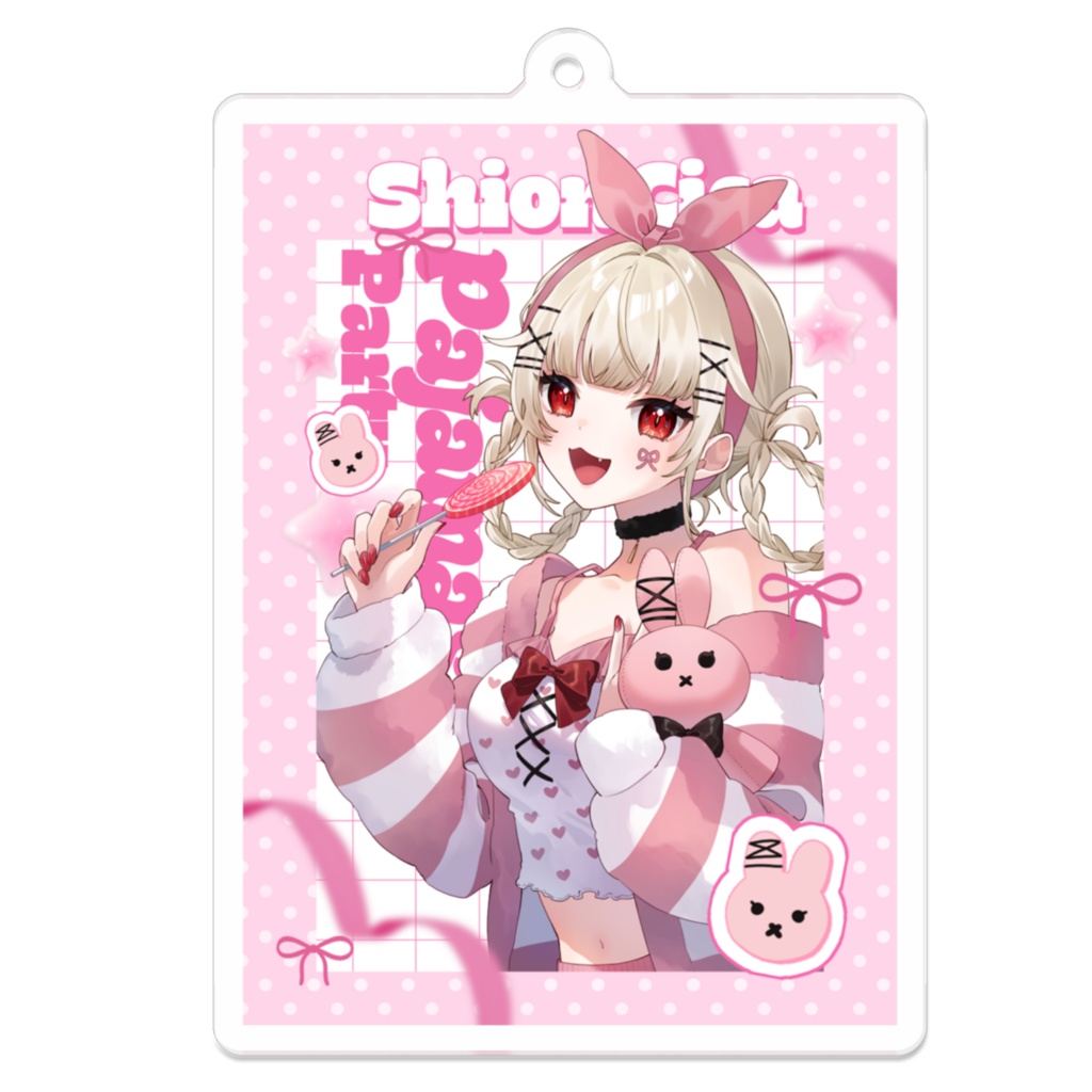 【期間限定】217Design 春なりこ様コラボグッズ アクキー(汐苑シカ)