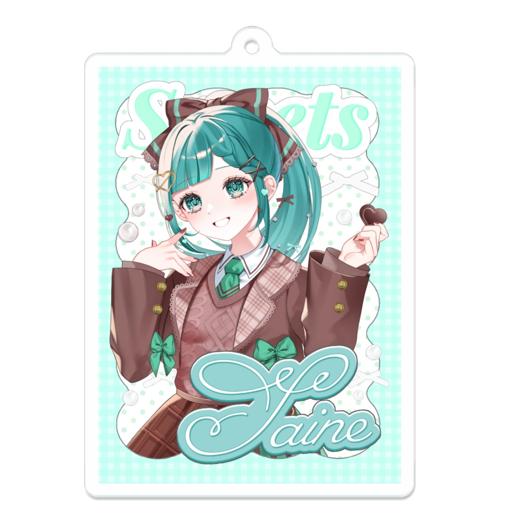 【期間限定】217Design 小豆あんこ様コラボアクキー(薬袋さいね)