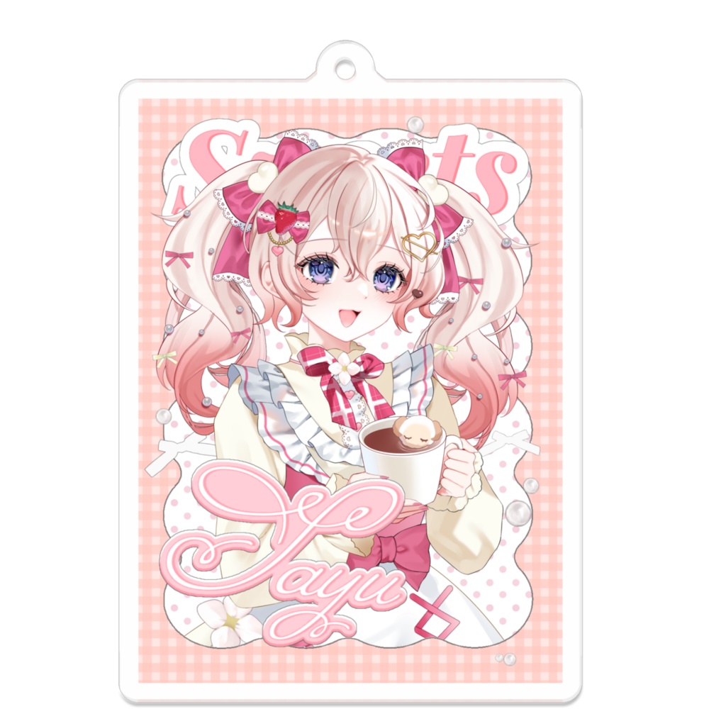 【期間限定】217Design 小豆あんこ様コラボアクキー(朝緋さゆ)