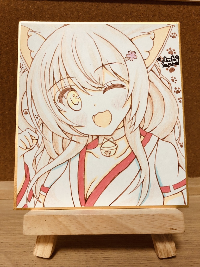 猫耳巫女メイド 直筆イラスト | www.causus.be